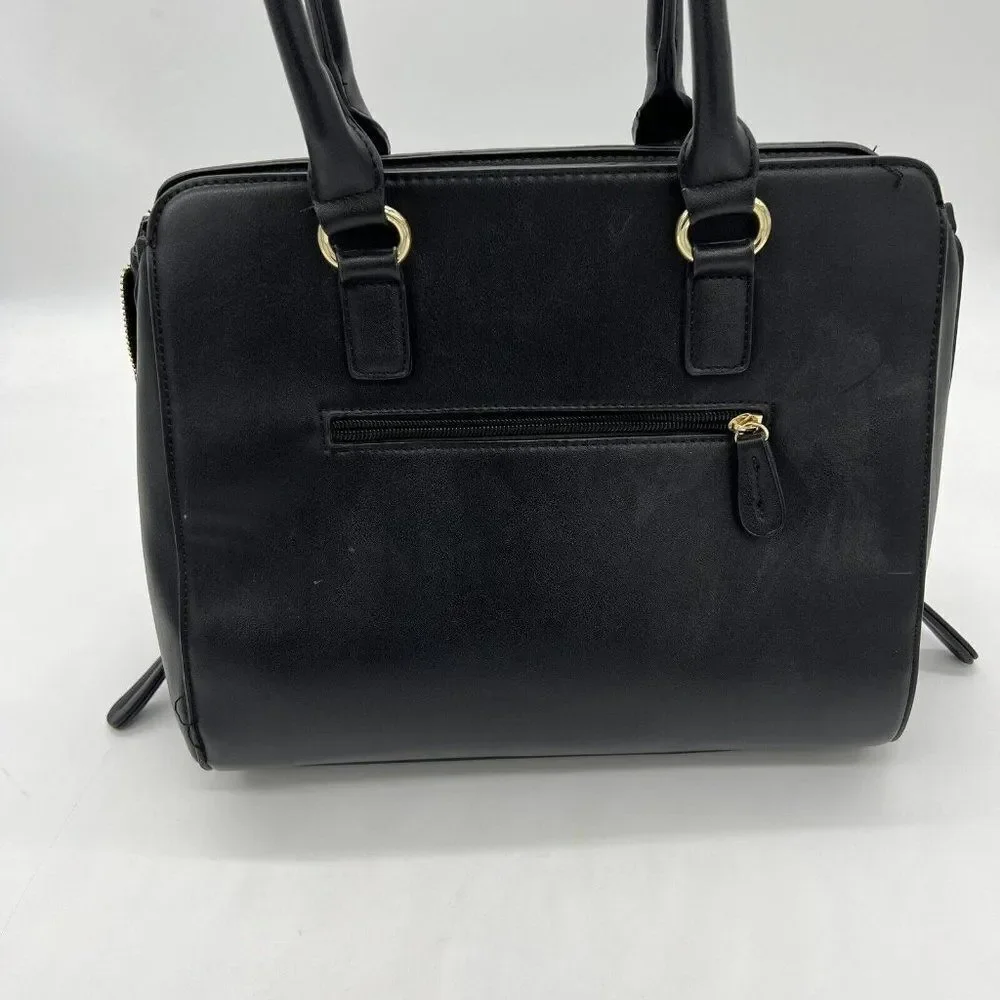 Aldo Black Top Handle Handbag Gold hardware No Cross Strap